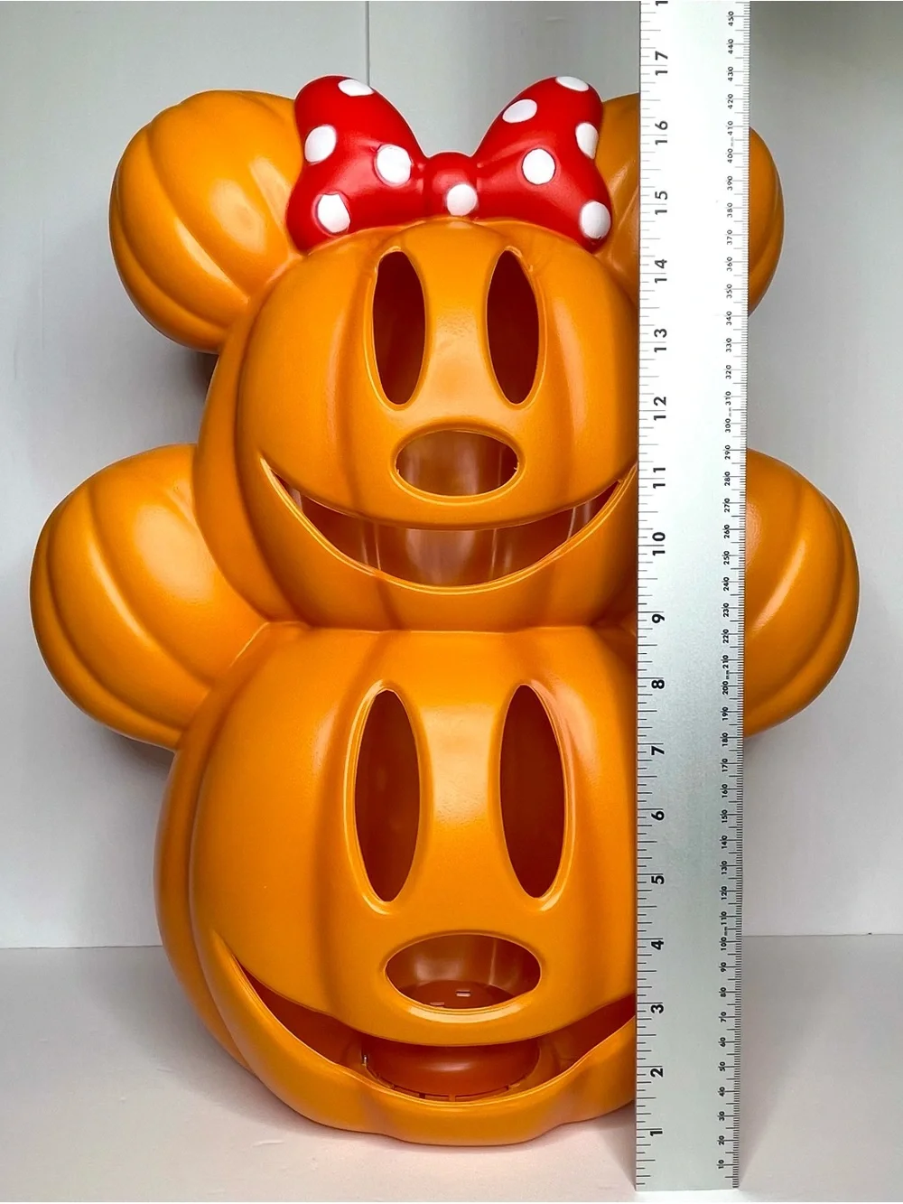 Viral TikTok Mickey and Minnie Mouse Stacked LED Pumpkin Heads